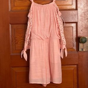 Girls Pink Romper